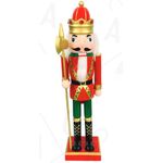Wooden Nutcracker King With Axe 300mm 939-029