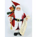 Woven Santa Claus with Gift List 450mm 939-044