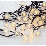 Christmas 30 led Plastic Crystal with Solar Panel Warm White 939-057