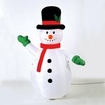 Χριστουγεννιάτικο Φουσκωτό Χιονάνθρωπος Εξωτερικού Χώρου με Led Λαμπάκια 939-010