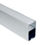 Aluminum Profile Linear Milky Cover 3m 35.6mm x 66.8mm