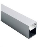 Aluminum Profile Linear Milky Cover 3m 50mm x 75mm