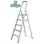 Household Ladder 5 Aluminum Stairs Total