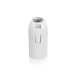 E14 Lamp Holder 1/8 Minion Simple White Thermoplastic