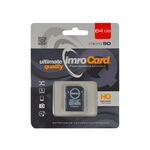Micro SD Imro 64GB Class10 UHS-1 With Adapter