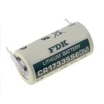 Lithium Battery 3V 2 / 3A, 2 / 3R23, CR17335 2pin D17x33.5mm CR17335-PCB FDK