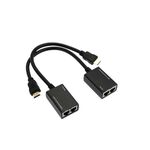 HDMI Extender to 2x UTP cat5e/6 CAB-H078 HD up to 30m Black