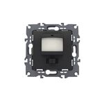 Motion Sensor (L+N) 180-250VAC 400W(40VA) 5-7m 3-7Lux30-260sec IP20 Matt Anthracite Prime