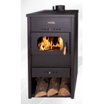 Wood stove 15/21KW with Boiler 18Lit 89Kg