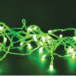 Christmas Led Lights Green 180L 8.95m 8 functions Transparent