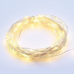 Silver Copper Wire String Led Light 2m 20LED 2xAA Battery Operated Wire Decorative Fairy Lights Warm White