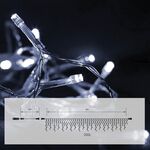 Χριστουγεννιάτικα Λαμπάκια Led Βροχή Ψυχρό Λευκό 200L 4m x 0.4m Σταθερή λειτουργία IP44 