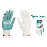 Γάντια Πλεκτά με Κουκίδες PVC Total TSP11102P