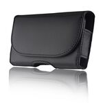 Belt Universal Leather Case 137 x 71 x 9mm Black