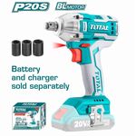 Lithium Battery 20V Impact Wrench Total TIWLI20010 (Battery & Charger Not Included)