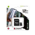 Micro SD Kingston 128GB Class 10 UHS-I 100 MB/s + Adapter