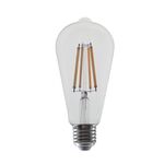 Led Lamp E27 ST64 10W Filament 4000K