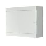 Plastic Distribution Box 2 Row 36 Modules Surface Mounting with White Door
