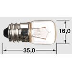 Light Bulb  E14 24V 5W 200mA D:16mm x 35mm