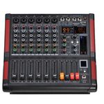 Power Mixing Console 6mic with USB+FX 