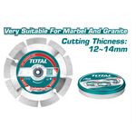 Diamond Disc 180mm Turbo Dry Cut Total TAC2111803M