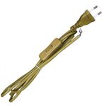 Handswitch for Household with Cable 1.40+0.60 & Plug Male Gold