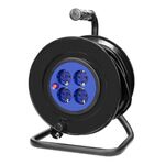 Extension Cord Reel 3x2.5m 25m 4 Outlets