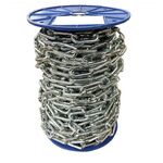 Electrogalvanized Chain with Long Link 26x12mm - DIN763