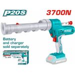 Lithium Battery Silicone Gun LI-ION 20V Total TCGLI2001 (Without Battery & Charger)