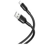 XO Καλώδιο NB212 USB - Lightning 1,0 m 2,1A Μαύρο