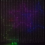 Christmas Led Curtain Lights 756L Pixel RGBW Smart App 2x2m IP44