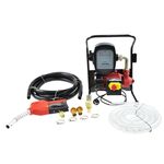 Portable Diesel Pump 230V 300W 40-2400l/h with Gauge and Hose AW-Tools