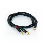 Audio Cable mini Jack Stereo 3,5mm - 2 RCA 1m Master Audio