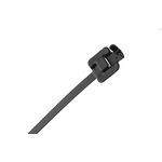 Metallic Cable Tie 6.3x300mm with Insulation Black 10pcs