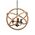Lighting Pendant 3 Bulb Metal 13802-217