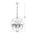 Φωτιστικό Κρεμαστό Μεταλλικό Σατέν Νίκελ 6 x E14 13802-226 Πολύφωτο