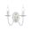 Wall Mounted Luminaire 2 Bulbs Metal 13803-480