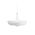 Φωτιστικό Κρεμαστό 1φωτο Μέταλλο Γυαλιστό Λευκό 13802-770