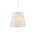 Φωτιστικό Κρεμαστό Μονόφωτο Μέταλλο Λευκό 13802-780