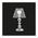 Table Light 1 Bulb Metal 13803-220