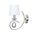 Wall Mounted Luminaire 1 Bulb Metal 13803-600
