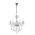 Lighting Pendant 5 Bulb Glass with Crystal 13802-586