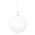 Φωτιστικό Κρεμαστό Μονόφωτο Μέταλλο Λευκό 12352-125