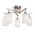 Ceiling Light 5 Bulbs Metal Satin Nickel 13803-005