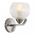 Wall Mounted Luminaire 1 Bulb Metal Satin Nickel 13803-421