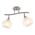 Ceiling Light 2 Bulbs Metal Satin Nickel 13803-026