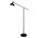 Floor Lamp 1 Bulb Metallic Black 955JOHN1F/BK