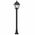 Plastic Pole With Lantern Black 030-3016