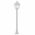 Plastic Pole With Lantern White 12051-400