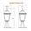 Plastic Garder Lantern Black 030-3017